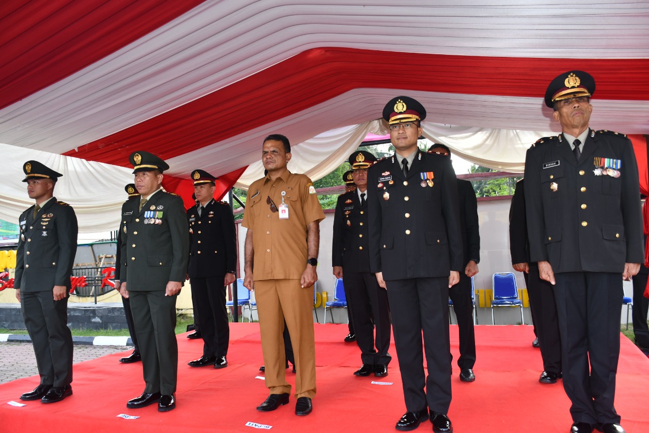 Polres Aceh Timur Gelar Upacara Virtual Hari Bhayangkara Ke-76